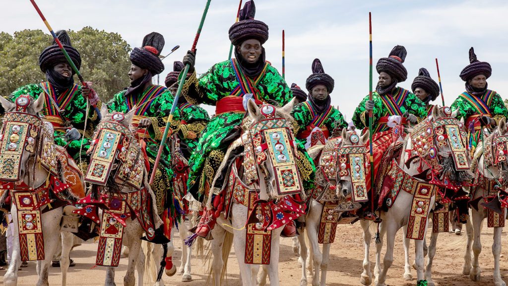 attending to Durbar Festival of the Hausa people during trip to northern Nigeria I asistiendo al Festival Durbar del pueblo hausa durante viaje al norte de Nigeria