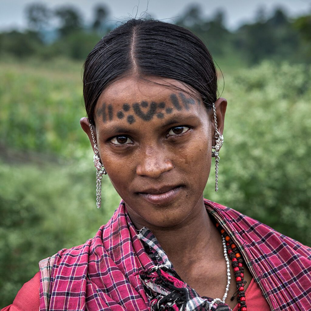 visit to Baiga village during trip to India I visita a poblado baiga durante viaje a India